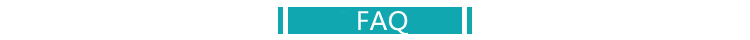 FAQ banner