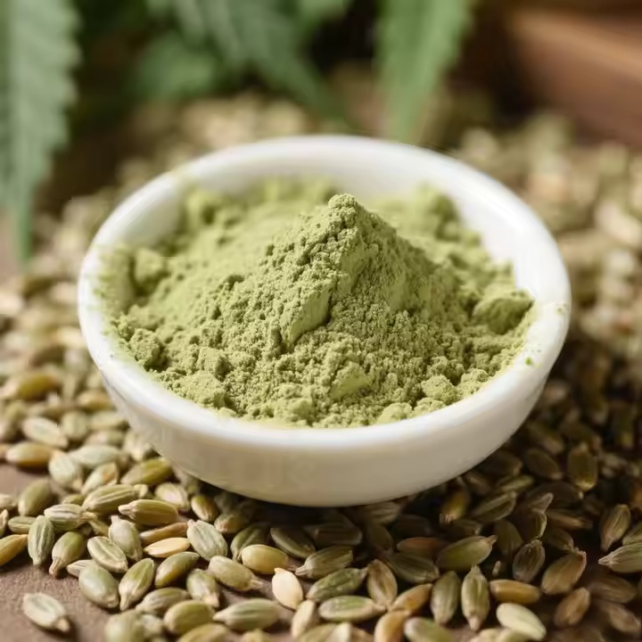 Hemp Seed Protein 60% 80% Herbal Extract Water Processed Food Grade Hemp Protein Powder in Drum/Vacuum Packed