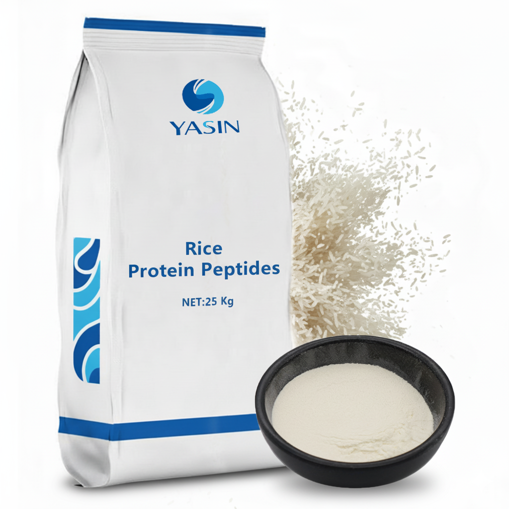 Bulk Vegan Hydrolyzed Protein Powder Natural Plant Rice Food Supplement Powder in Bags