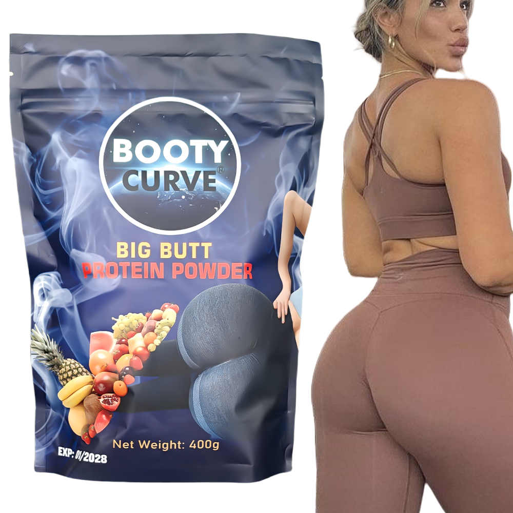 OEM/ODM Natural Herbal Maca Protein Powder For Butt Enlargement Wholesale Beauty Product For Big For Booty Curve