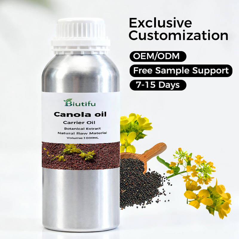 Plant Extract Canola Oil Suitable for Various Cooking Antioxidant Promotes Nutrient Absorption Provides Essential Fatty Acids