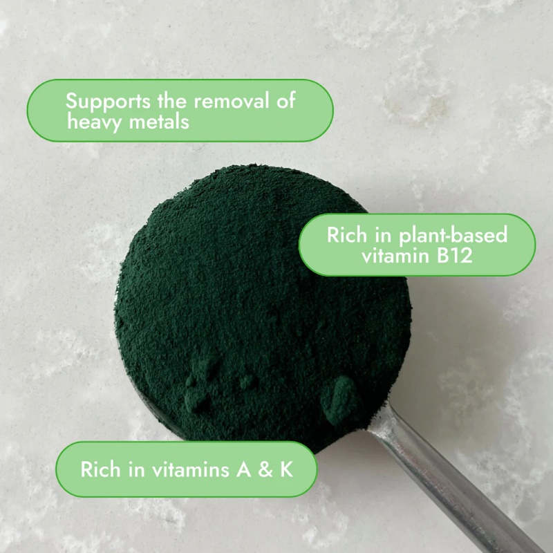 OEM/ODM Private Label Organic Spirulina Powder Food Grade Pure Spirulina Extract Powder for Sale