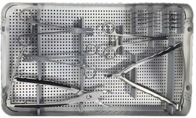 Spine Surgery 6.0mm Spinal Pedicle Screw System Instrument Set