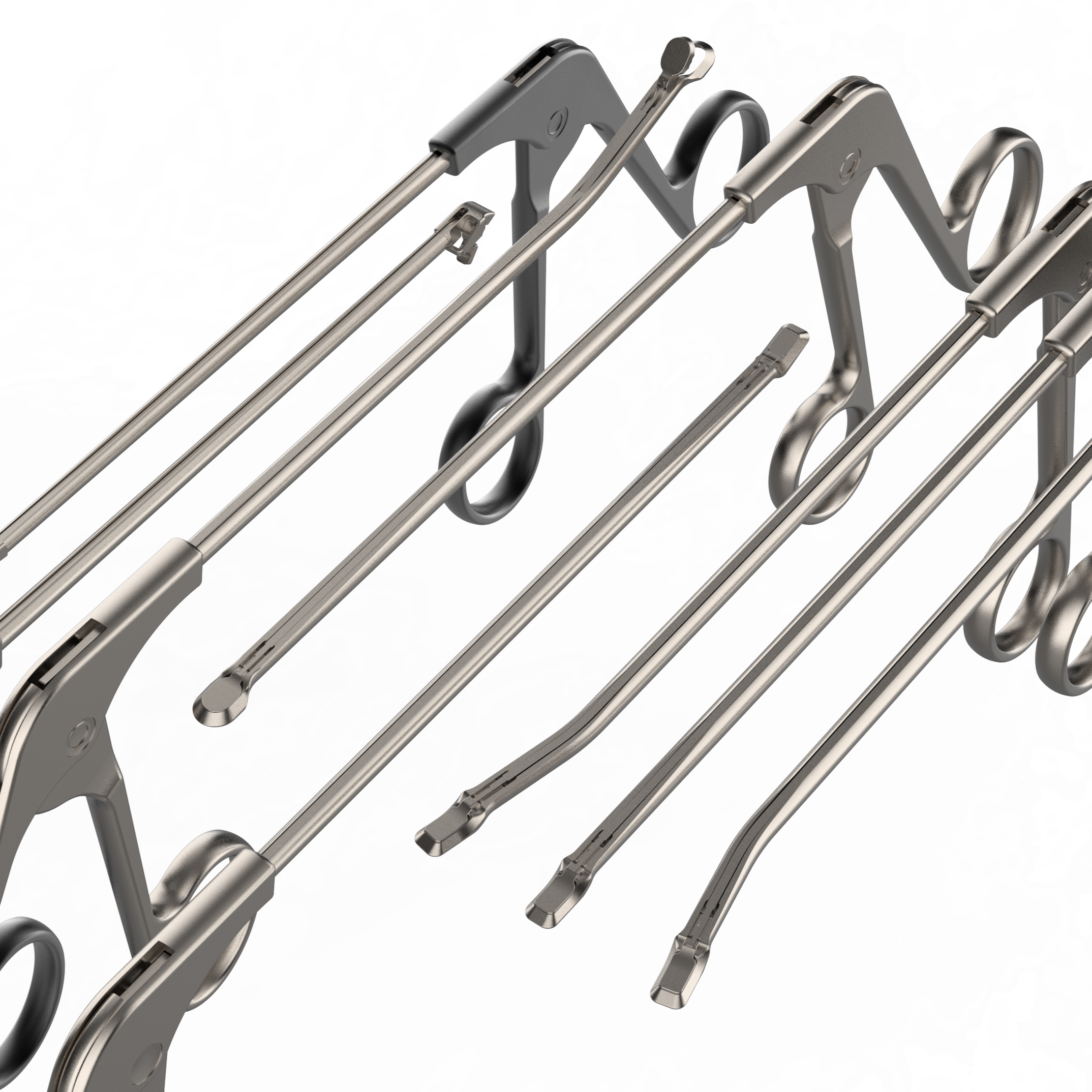 CANWELL Arthroscopy Basket Forceps Curved Straight Basket Punches Knee Shoulder Graspers Up-Biting Sports Medicine Instruments