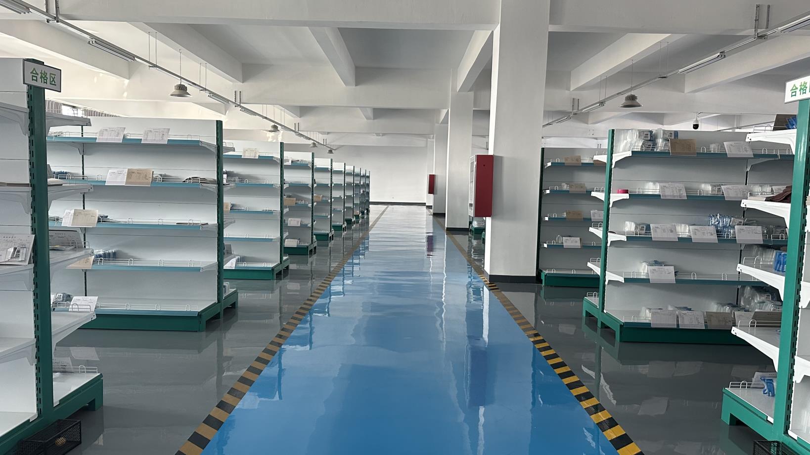 Organized warehouse storage and logistics for orthopedic products