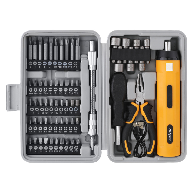 Hot-Sell 3.6V USB Electric Screwdriver Kit Mini Portable DIY Home Repair Tool Set for Mobile Phones Computers Drones OEM