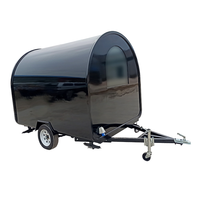 Food Cart Coffee Trailer Mobile Street Shop Snack Vending Cart