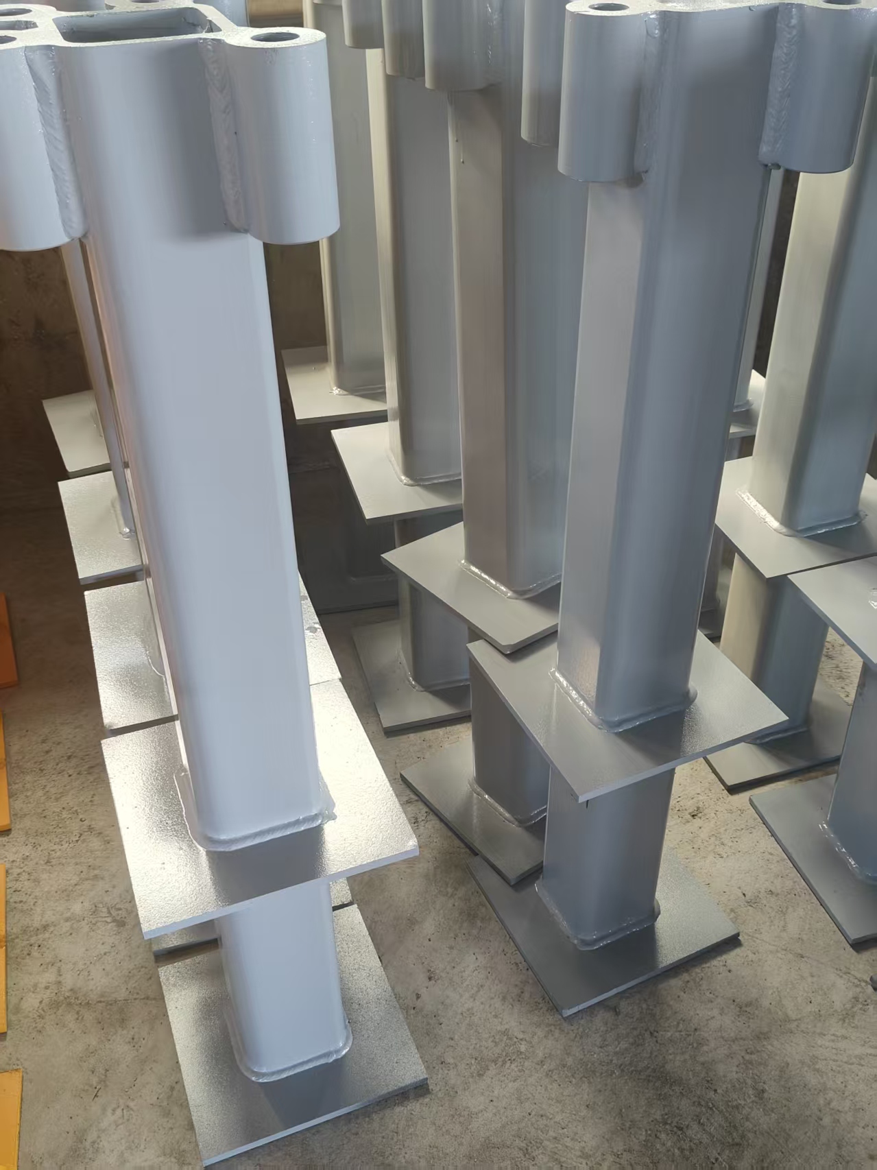 Q355B High Strength Steel Tower Crane Wall Tie Anchor Base Precision Holes for Fast Field Installation