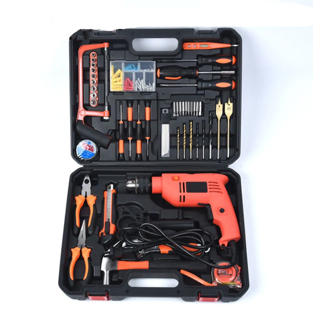 38 Piece Hardware Tool Set Multi Function Electric Drill Electric Screwdriver Hardware Toolbox Tool Gift Hardware Tool Drill Repair Tools Set