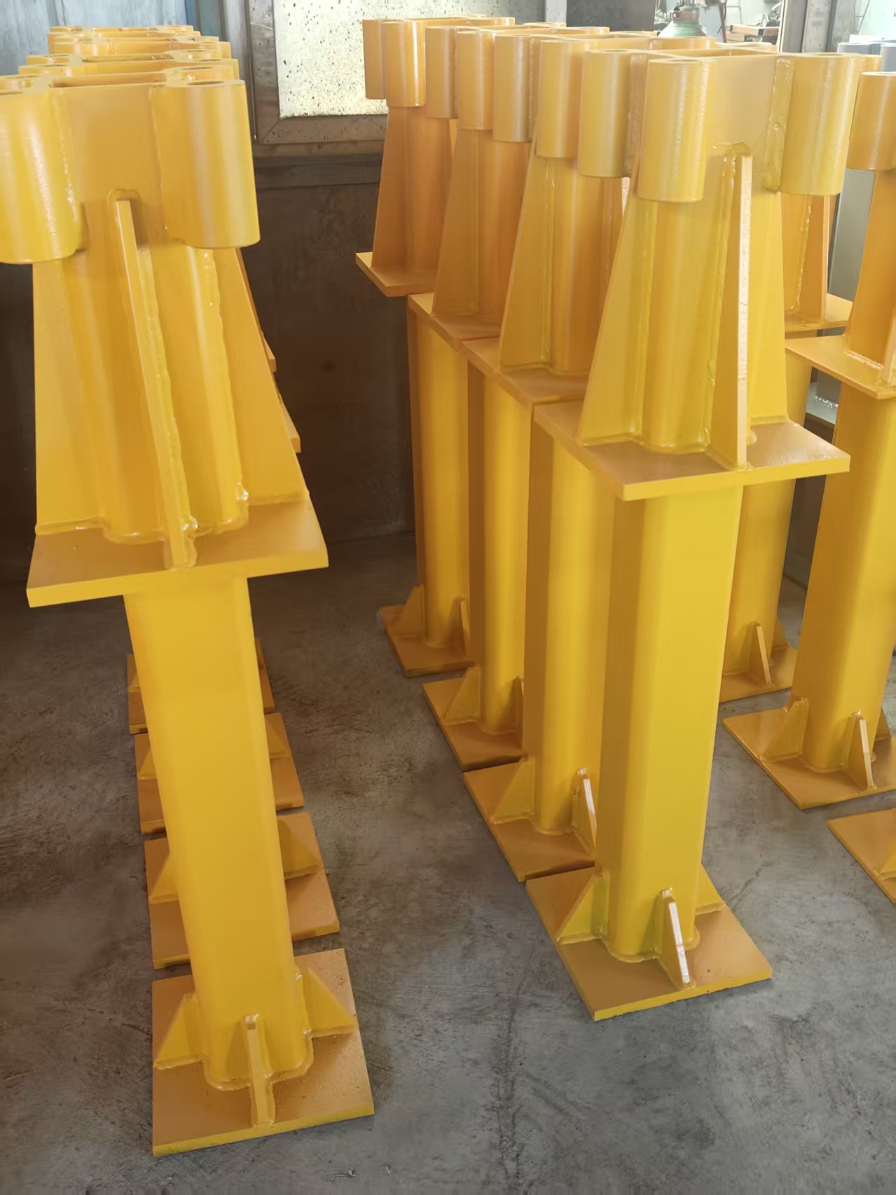 Q355B High Strength Steel Tower Crane Wall Tie Anchor Base Precision Holes for Fast Field Installation
