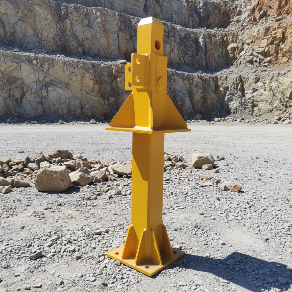 Q355B High Strength Steel Tower Crane Wall Tie Anchor Base Precision Holes for Fast Field Installation