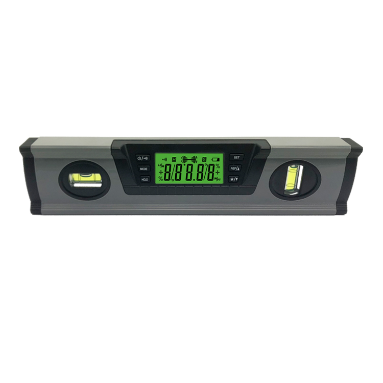 300mm/12inch Precise 360 Degrees LCD Display Digital Level Magnetic Base Angle and Level Measuring Ruler Digital Spirit Level