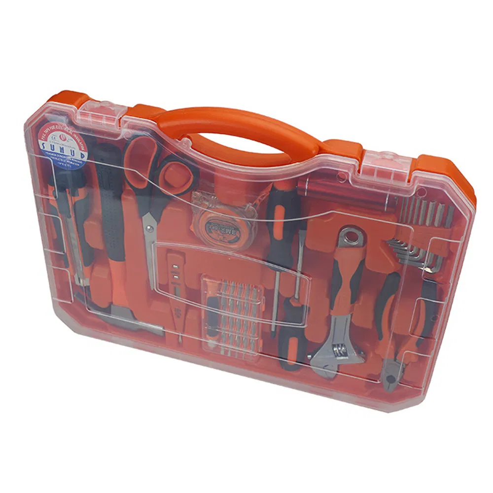 41 PCS Tool Box Kit Professional Cabinet with Hand Home Mechanic Household Repair Complete Hardware Tools Set