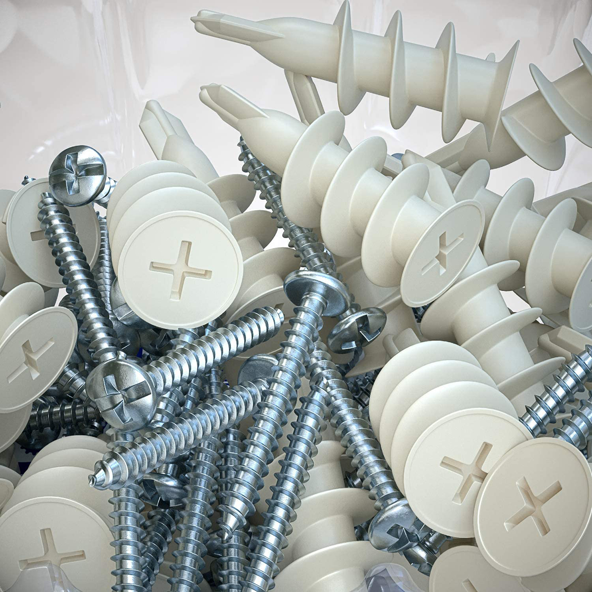 Self Drilling Drywall/Hollow-Wall Anchor Kit with Screws Easy Drive Anchor