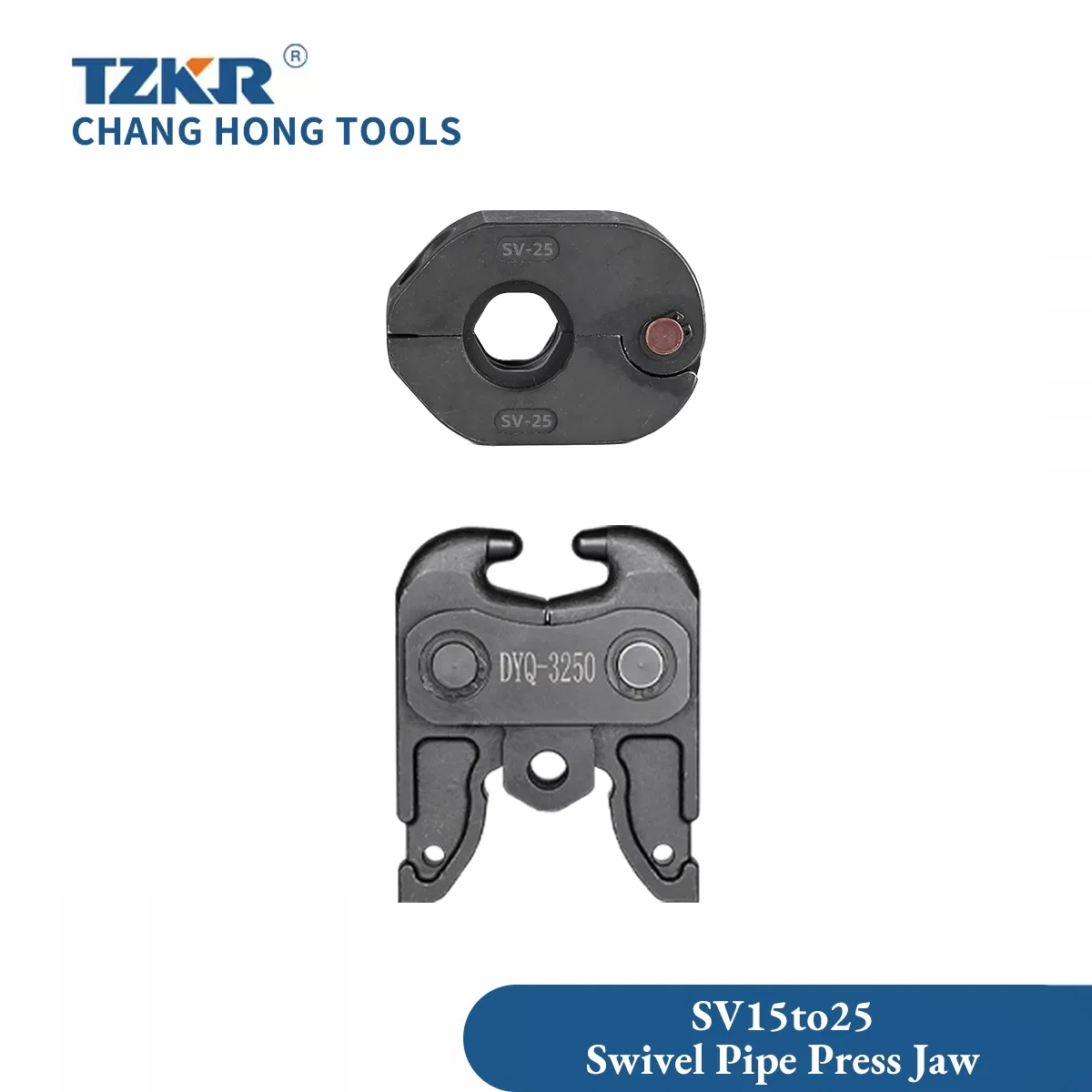 Sv15 Approx 180 Degree Angled Gimbal Swivel Pipe Press Jaw Universal Tool