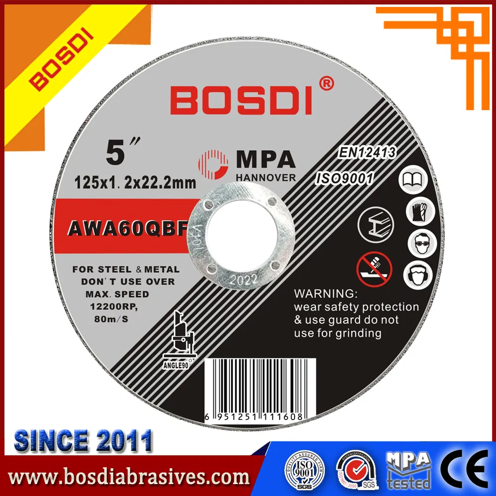4.5-Inch ISO9001 Certified Resin Cutting Disc for Stainless Steel