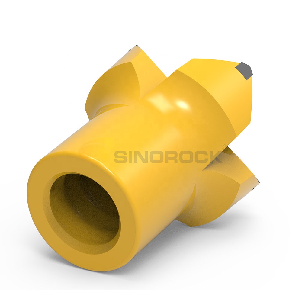 SINOROCK IBO Self Drilling Anchor Drilling System EXX Type R32 R51 Cross Bit SDA Anchor Bit