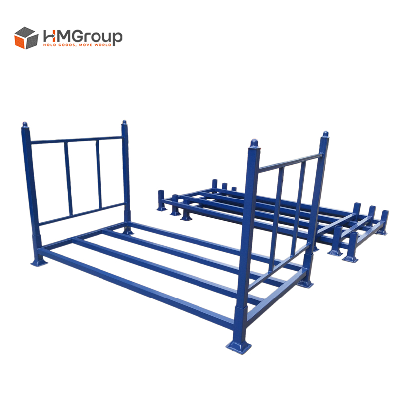 Heavy Duty Warehouse Stackable Portable Steel Tire Rack Storage System