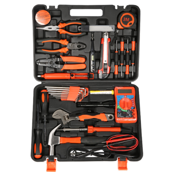 Oem 35pcs Electrical Tool Set Electrician Kit Professional Repair Tools Household Maintenance Diy Wiring Portable Hand Tool Kit