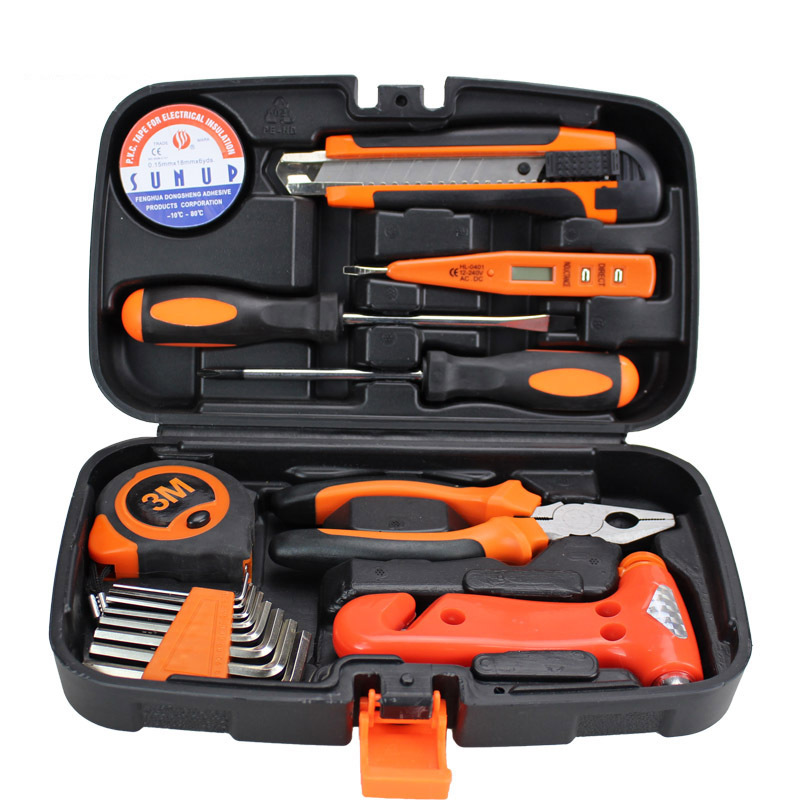 TMAXTOOL Multi-functional Tool Box Set Electrician Household Car Repair Kit Safety Hammer Screwdrivers for Home DIY Automotive