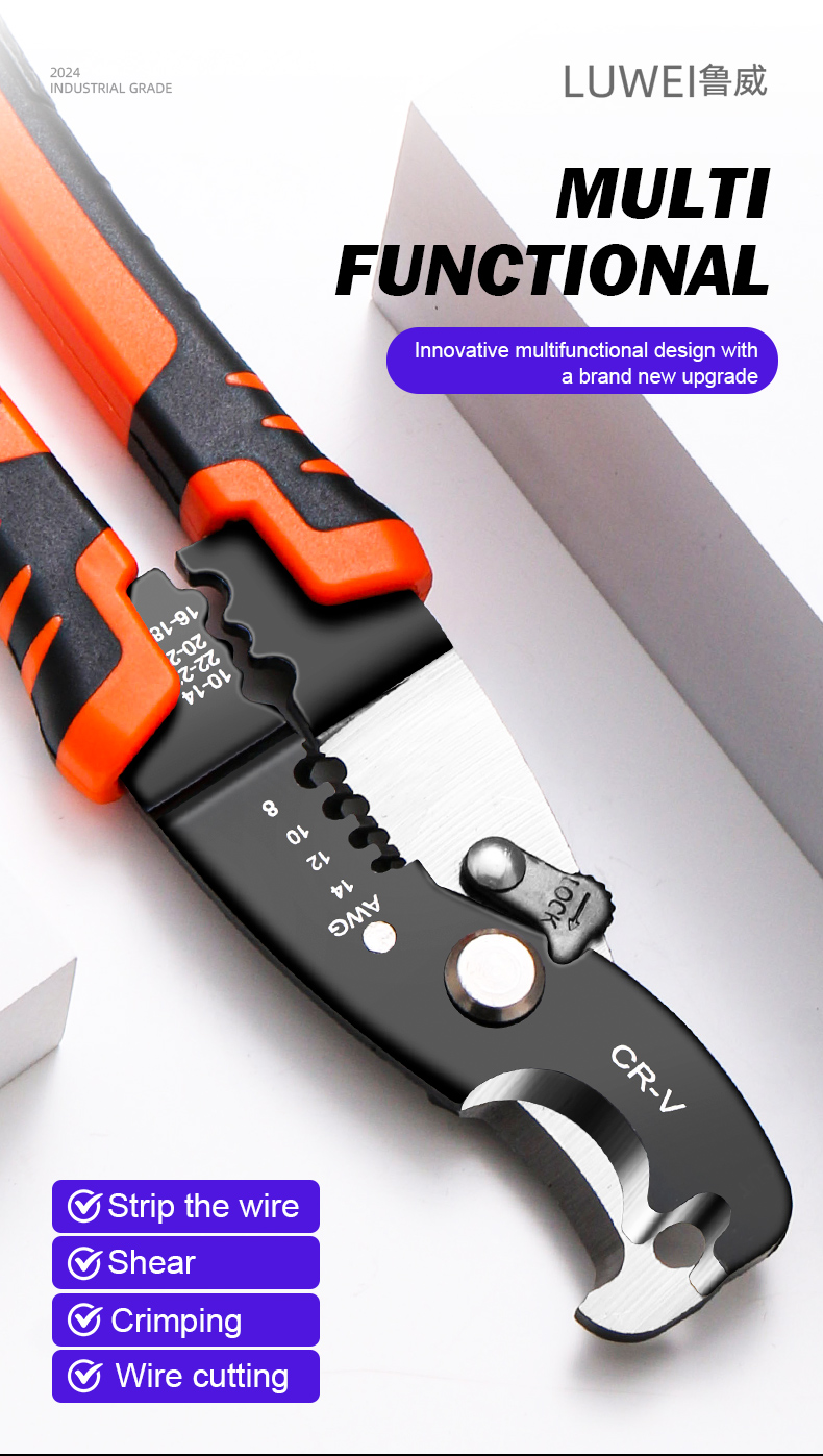 Wire Stripping Pliers Detail 2