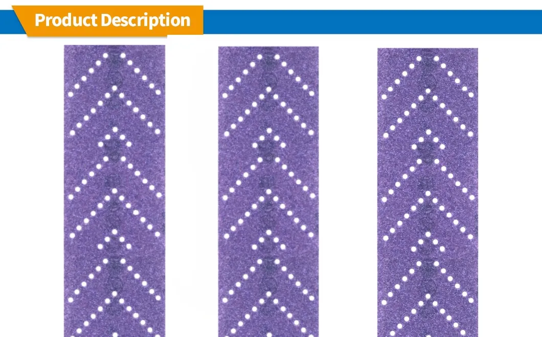Wet Dry Waterproof Hoop and Loop Psa Film Ceramic Sandpaper