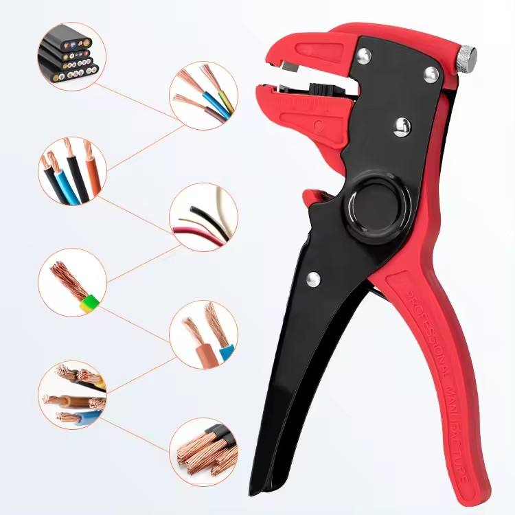 High Precision Steel Wire Stripper Pliers Cutting Stripping Reliable Cable Hand Tool for Electrical Wiring Repair Hardware