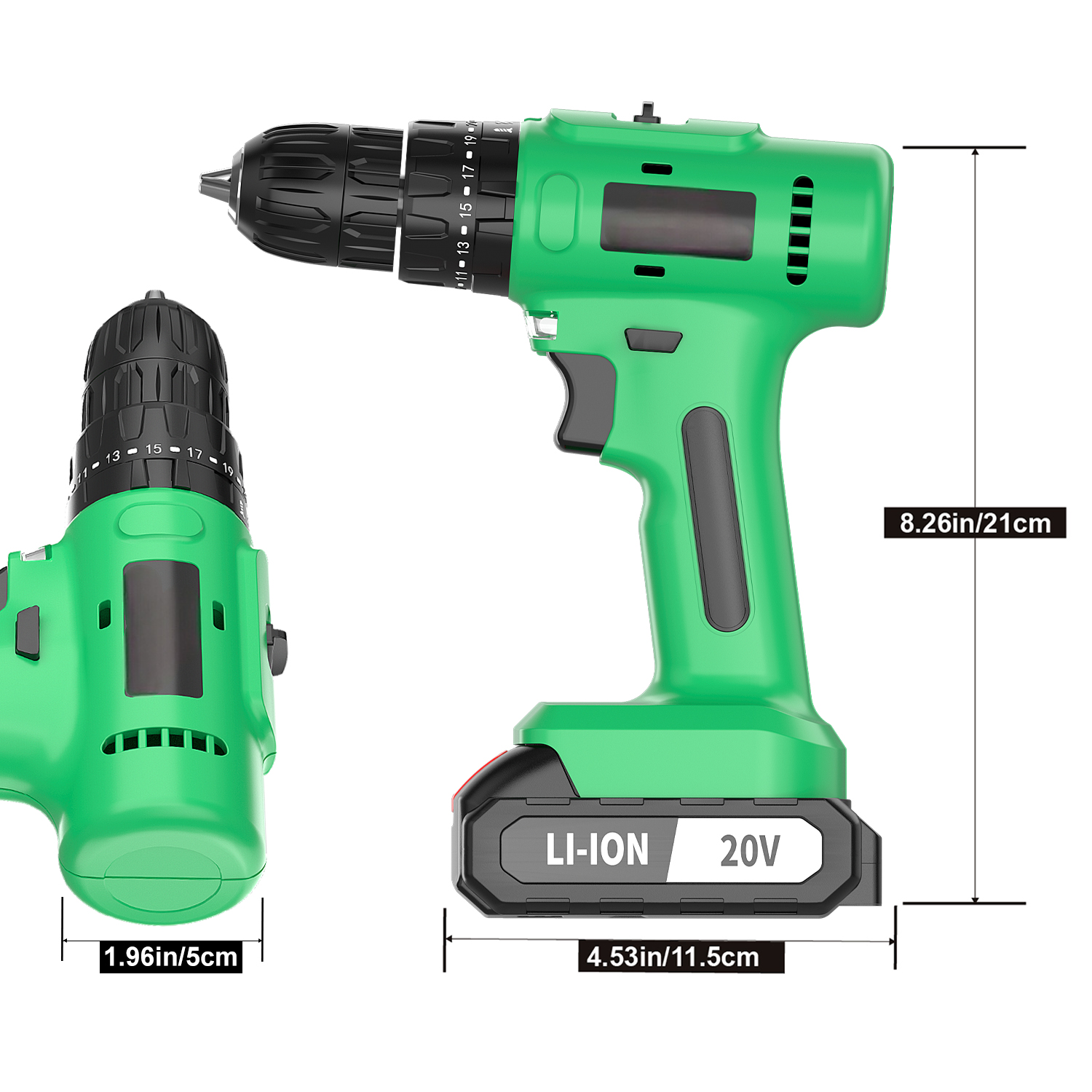 20V Cordless Mini Drill Tool Set Battery Powered 30mm Max OEM Customizable Rechargeable for Construction Home Renovation