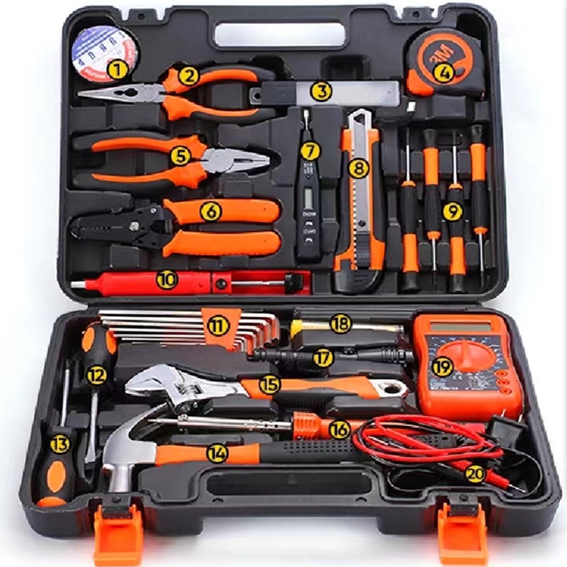 Factory Multi-functional Maintenance Toolbox Home Hardware Kit Outdoor Emergency Maintenance Kit Wholesale