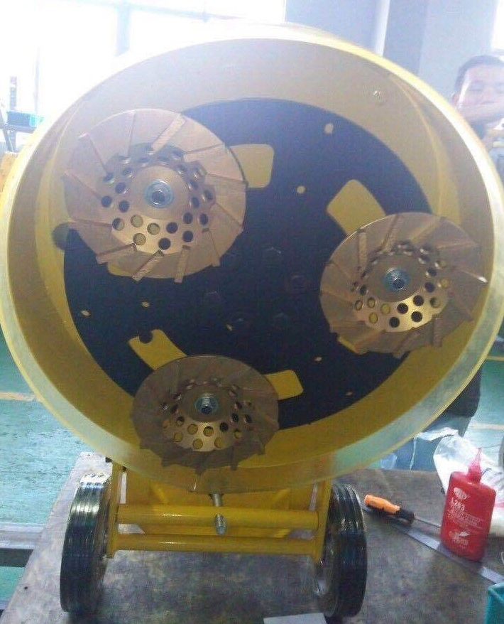 Dust-Free Concrete Grinder Floor Leveling Machine Motor Gearbox Engine Automatic Floor Grinder