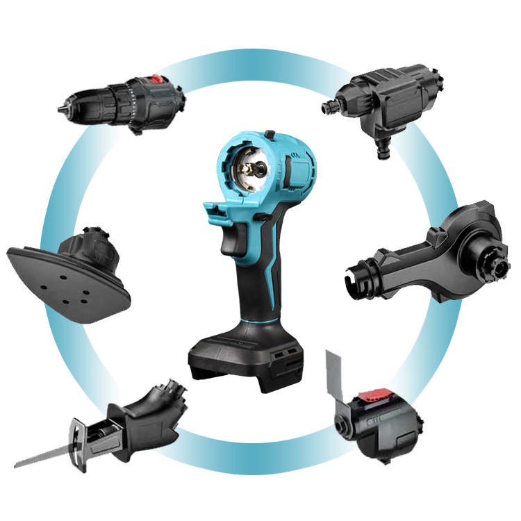 Professional 11-in-1 Brushless Impact Drill Power Tool Set OEM Suitcase DIY Sockets Bike Repair Combo for Carpentry Household