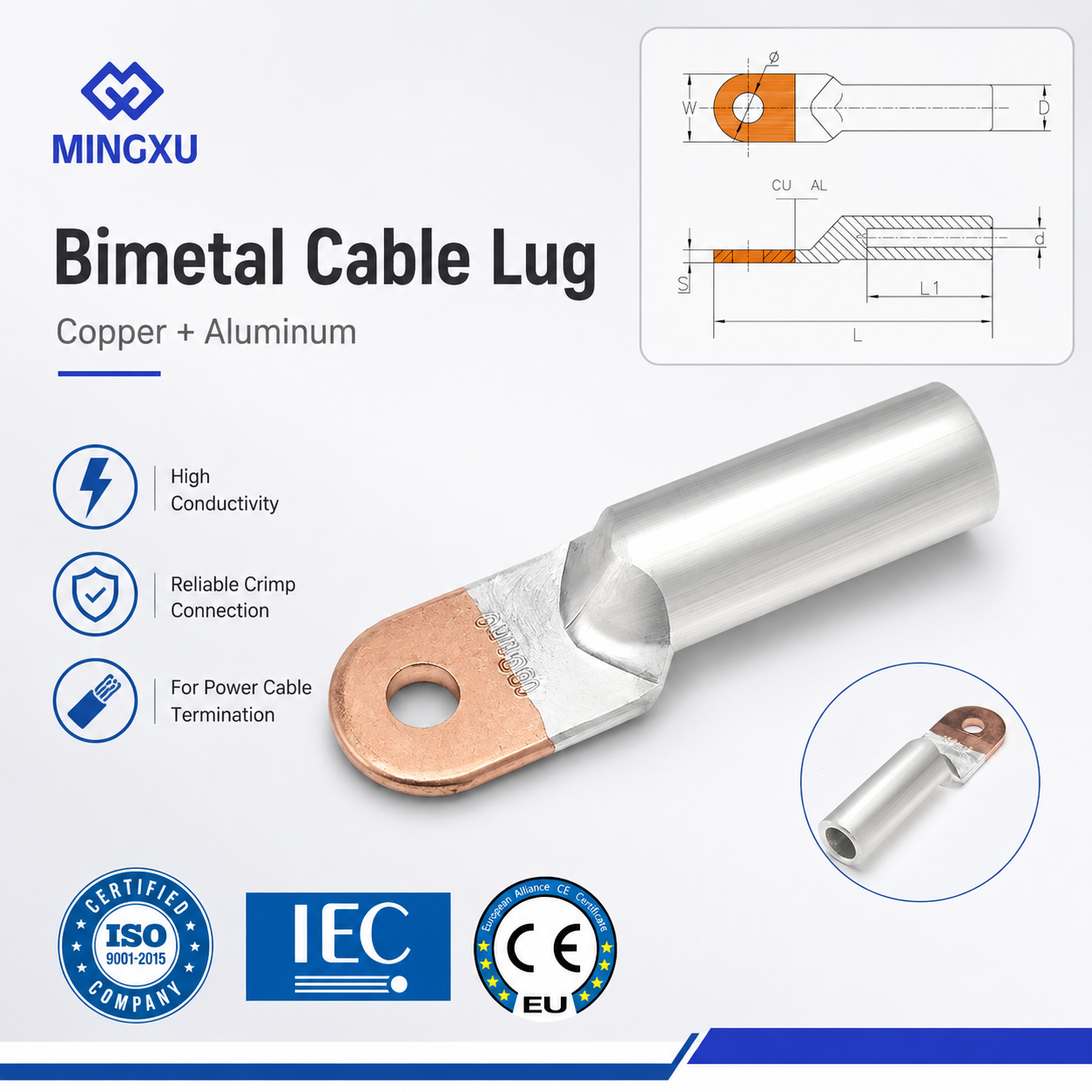 Bimetal Lug Detailed View 1