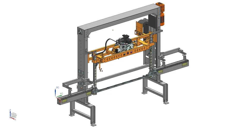 Top-Down Dual-Arrow Strapping Machine