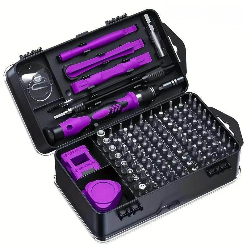 115-in-1 Screwdriver Set With Strong Magnetism, High Hardness, Multi-functional Disassembly Tools