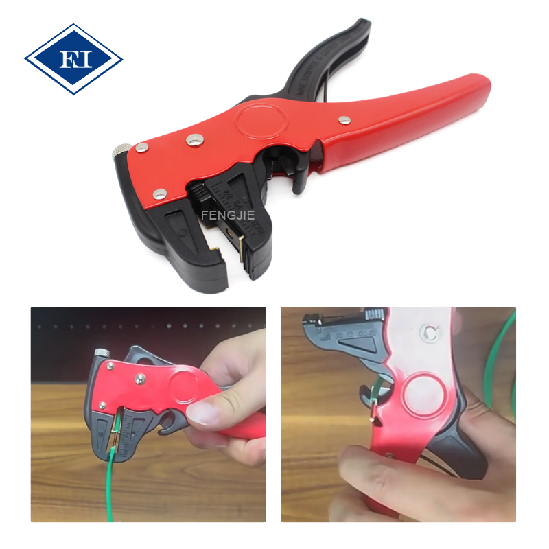 2 in 1 Automatic Wire Stripping Tool and Wire Stripper Tool for Flat Ribbon Wire and Electrical or Automotive Repair