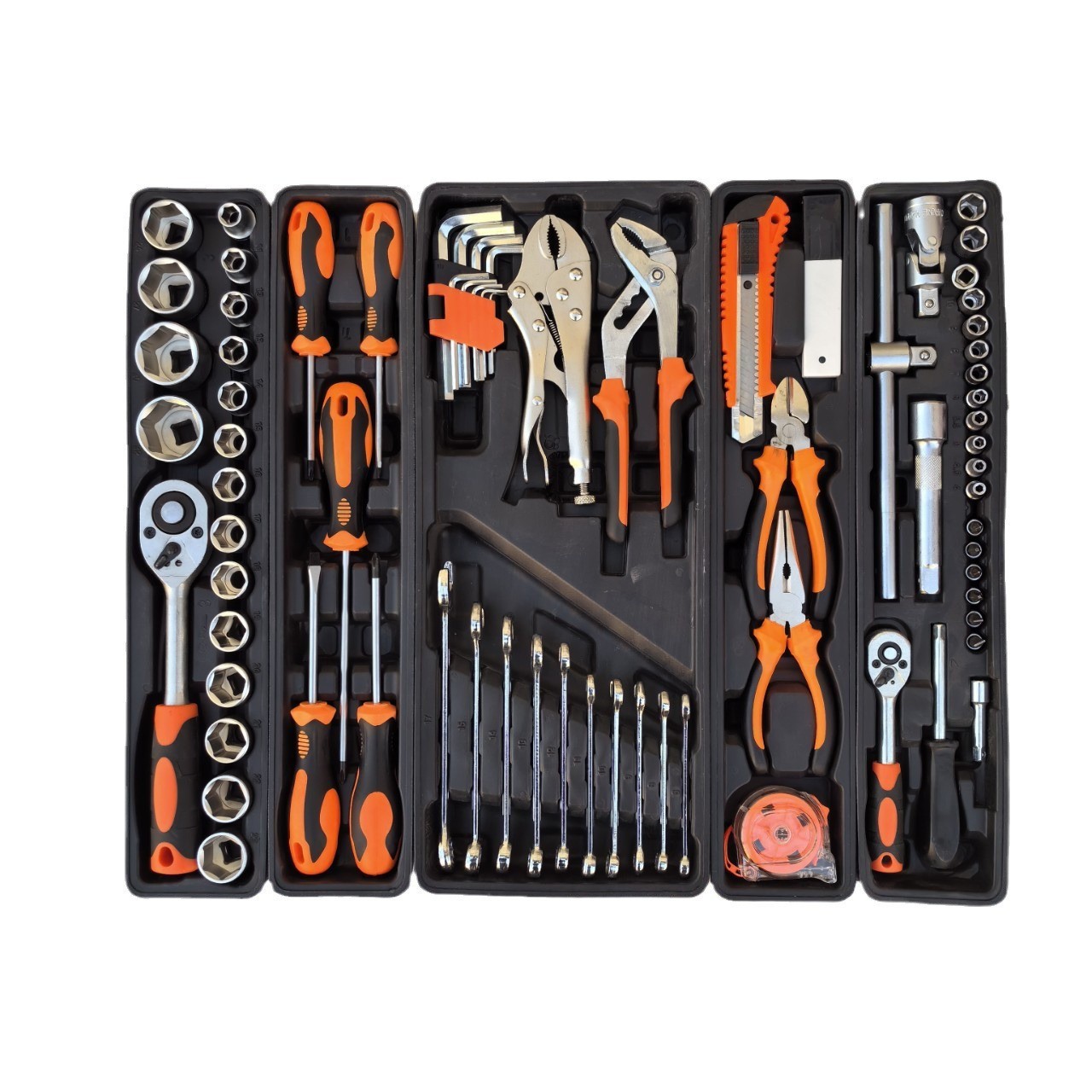 Home Car Repair 85pcs Gloves Safety Home Car Toolbox Wrench Socket Set Mechanical Metal Box Glove Toolbox
