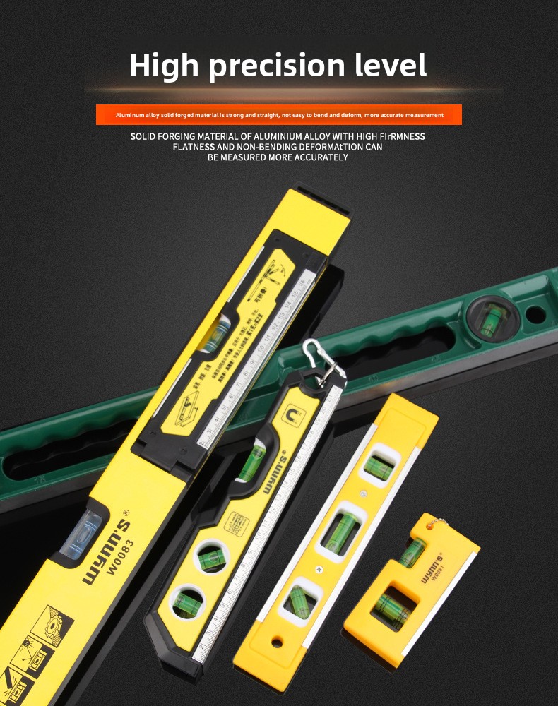 Industrial-Grade Mini Household Aluminium Alloy Spirit Level