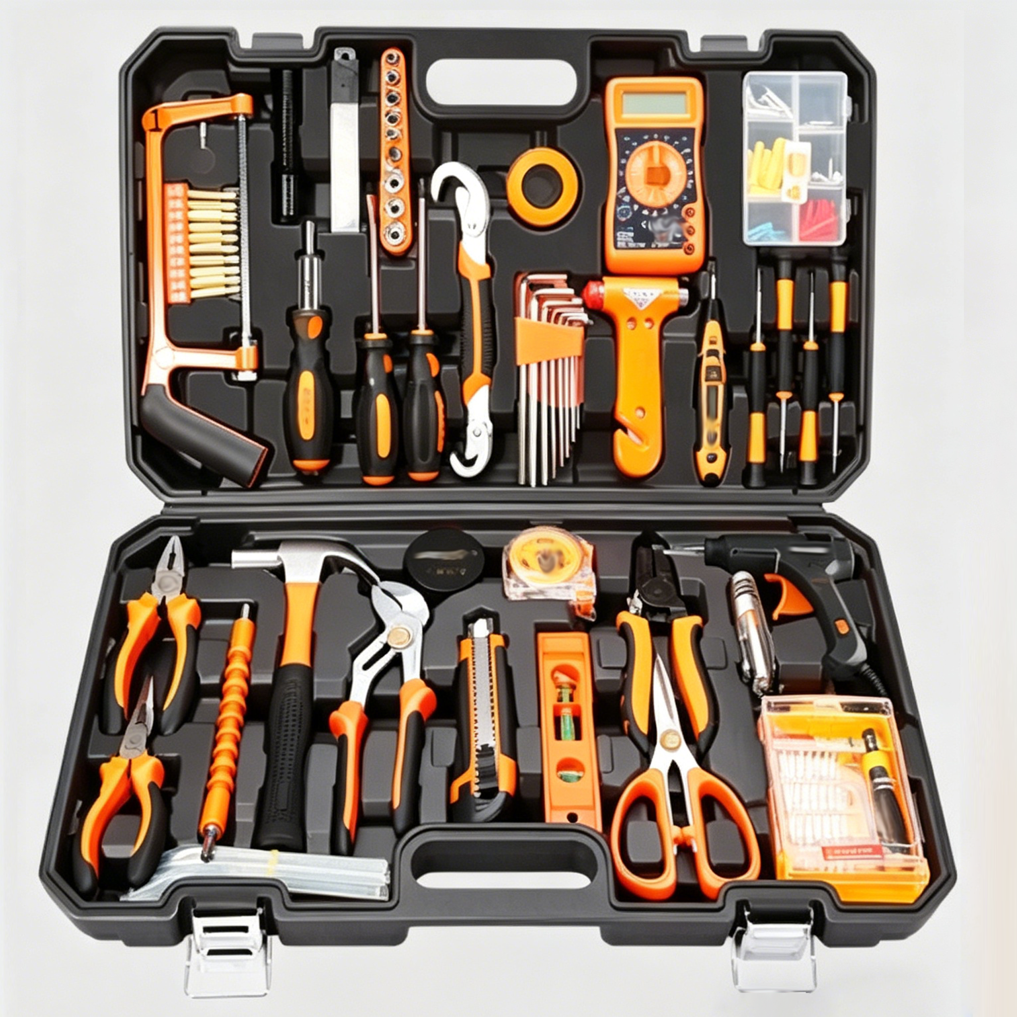 Safe &amp; Easy Home Repair Kit for Beginner-Friendly Hand Tool Set, Ideal for Household Chores &amp; Emergency Fixes