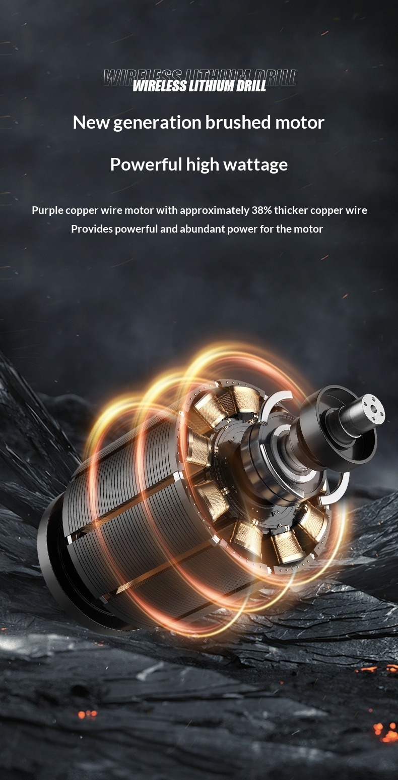 12V Cordless Drill Lithium Battery Electric Tool Set New Style Power Screwdriver Kit for Home Repair