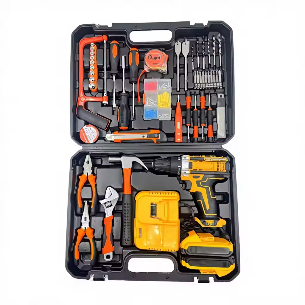 Portable Wireless Battery-Powered Variable Speed Impact Drill 110V Cordless With LED Light OEM Customization 1 Year Warranty