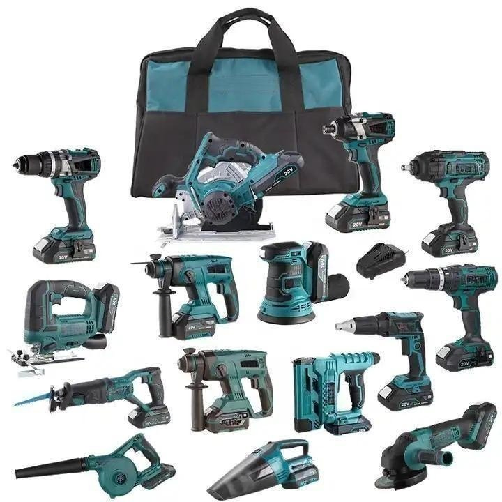 20V Lithium Battery Operated Hand Tool Sets Household Power Tools Combo Kits