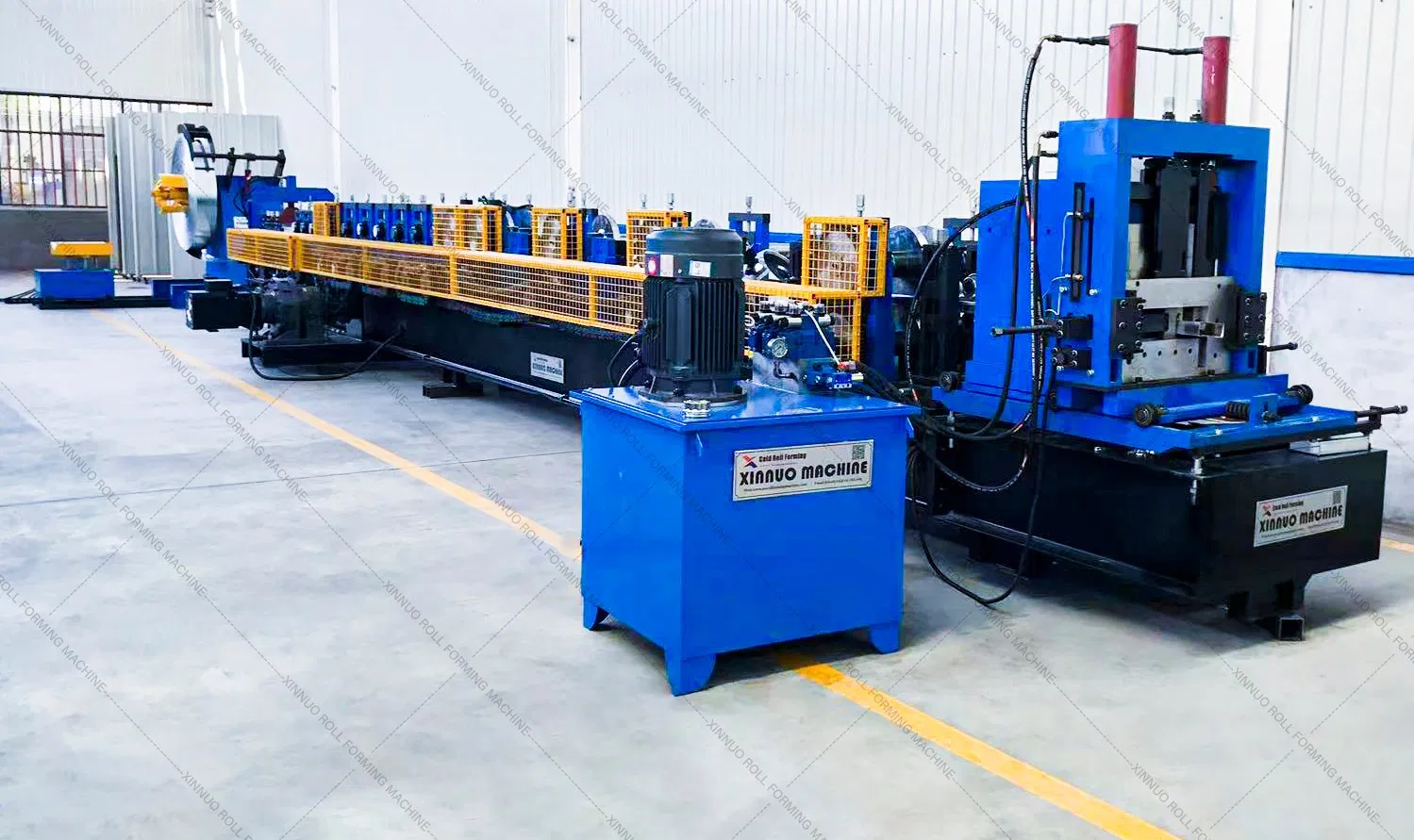 High Precision Steel C-Purlin Automatic Punching and Forming Machine
