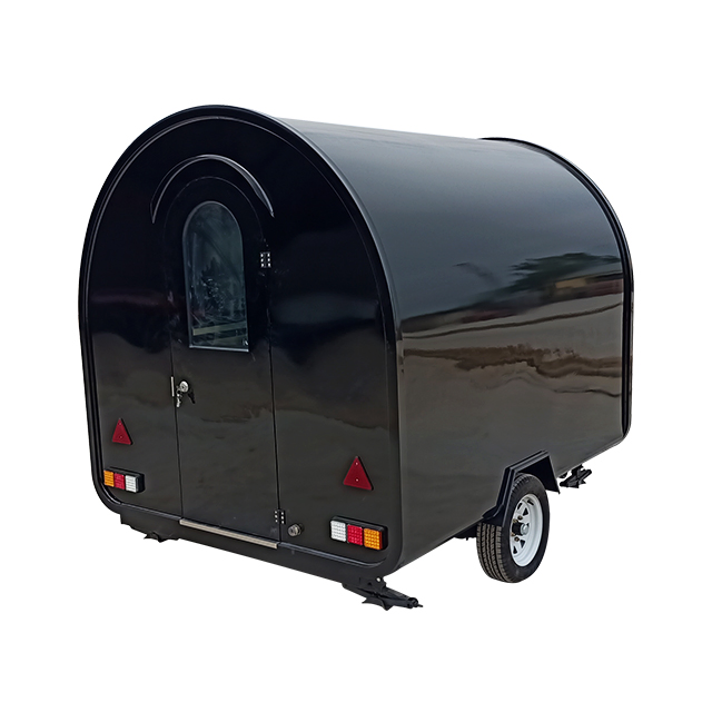 Food Cart Coffee Trailer Mobile Street Shop Snack Vending Cart
