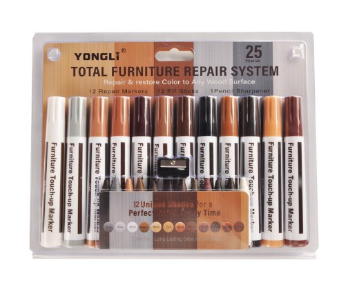 Factory Direct New 10 Colors Wood Furniture Repair Maker Set 25 in 1 tool