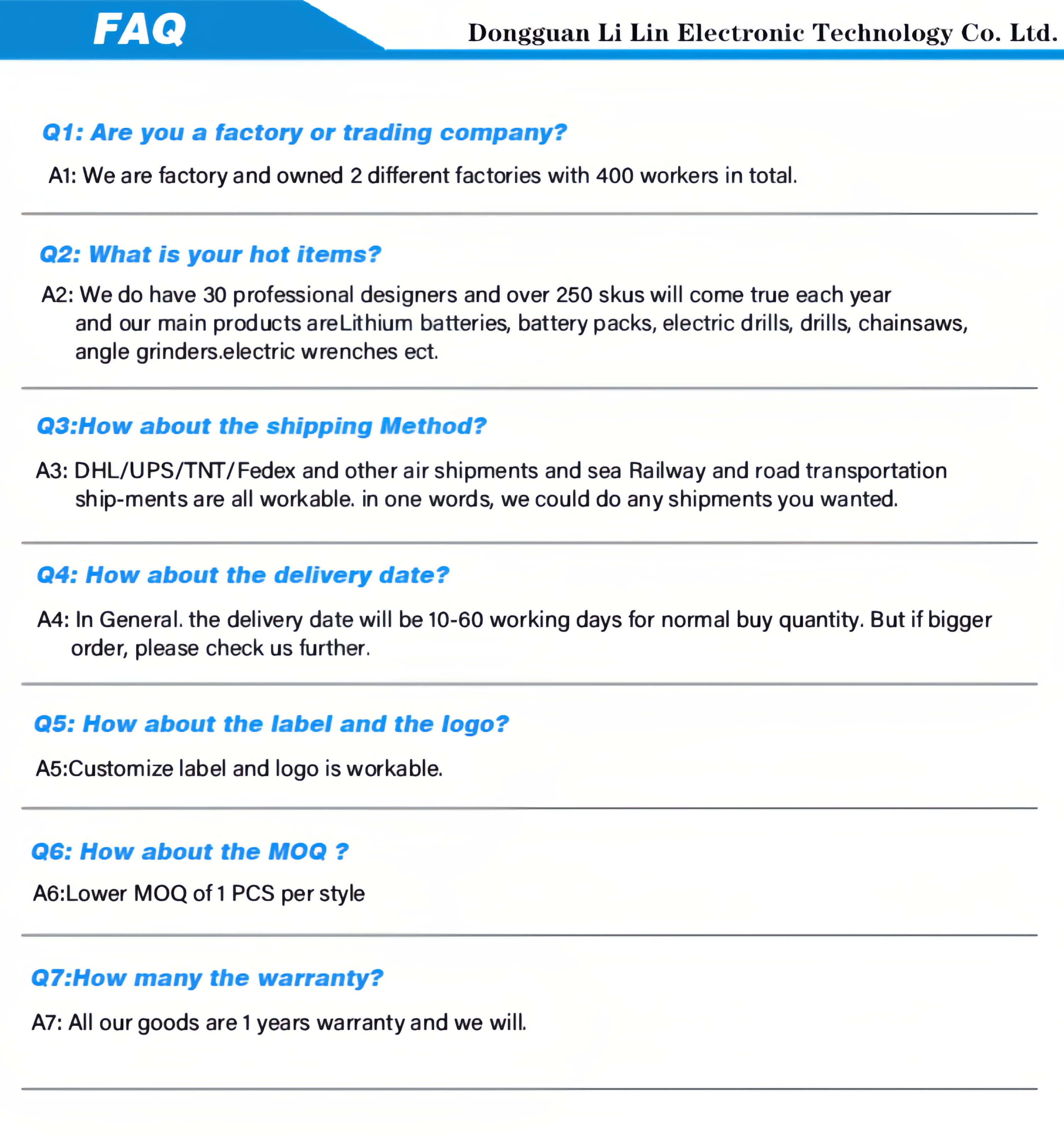 FAQ Details