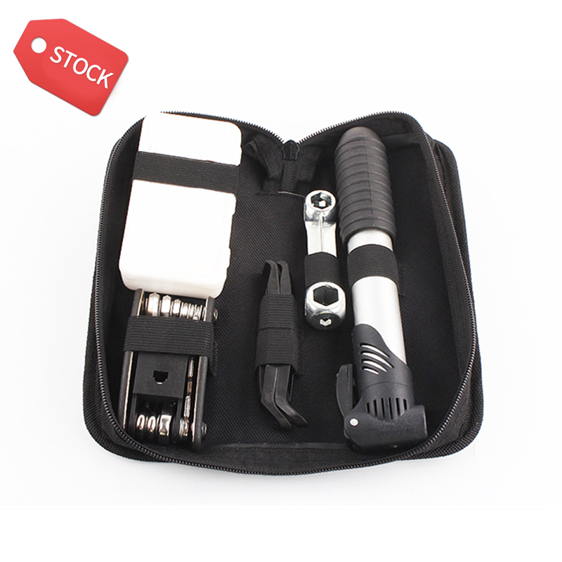 Bike 16in1 Multi-Function Tool Repair Kit Set with Pump Hot Sell