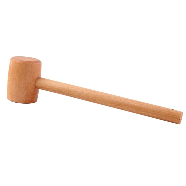 Traditional Wooden Hammer Tool For Wood Craft Projects And Multipurpose Repair Tool Performance