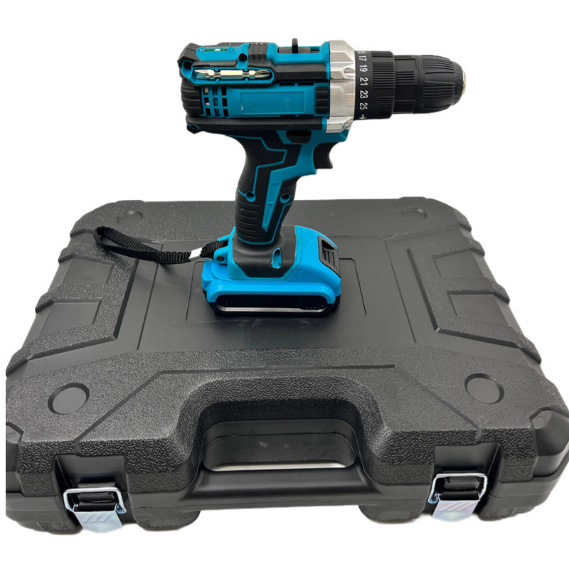 20V Brushless Cordless Mini Drill Set High Torque Impact Drill with 2 Lithium Batteries OEM Industrial Grade for DIY Home Repair