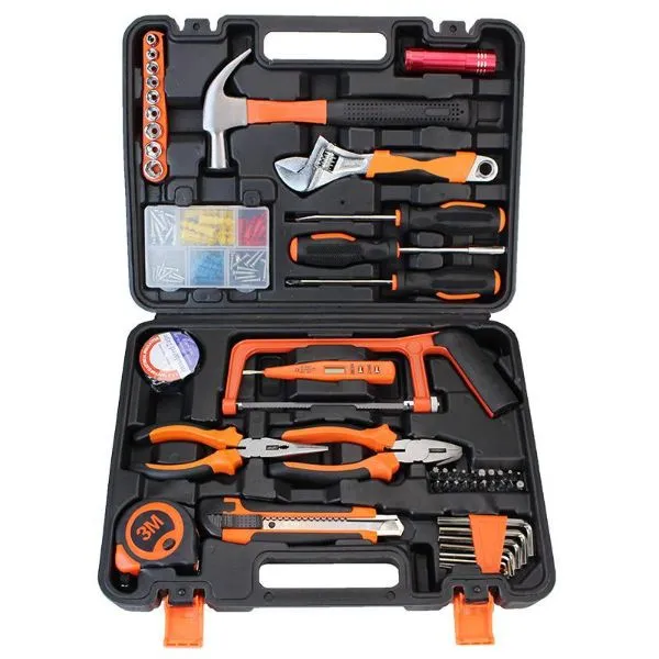 46PCS 1/4"&1/2" Multifunction Socket Wrench Combination Repair Tools Set