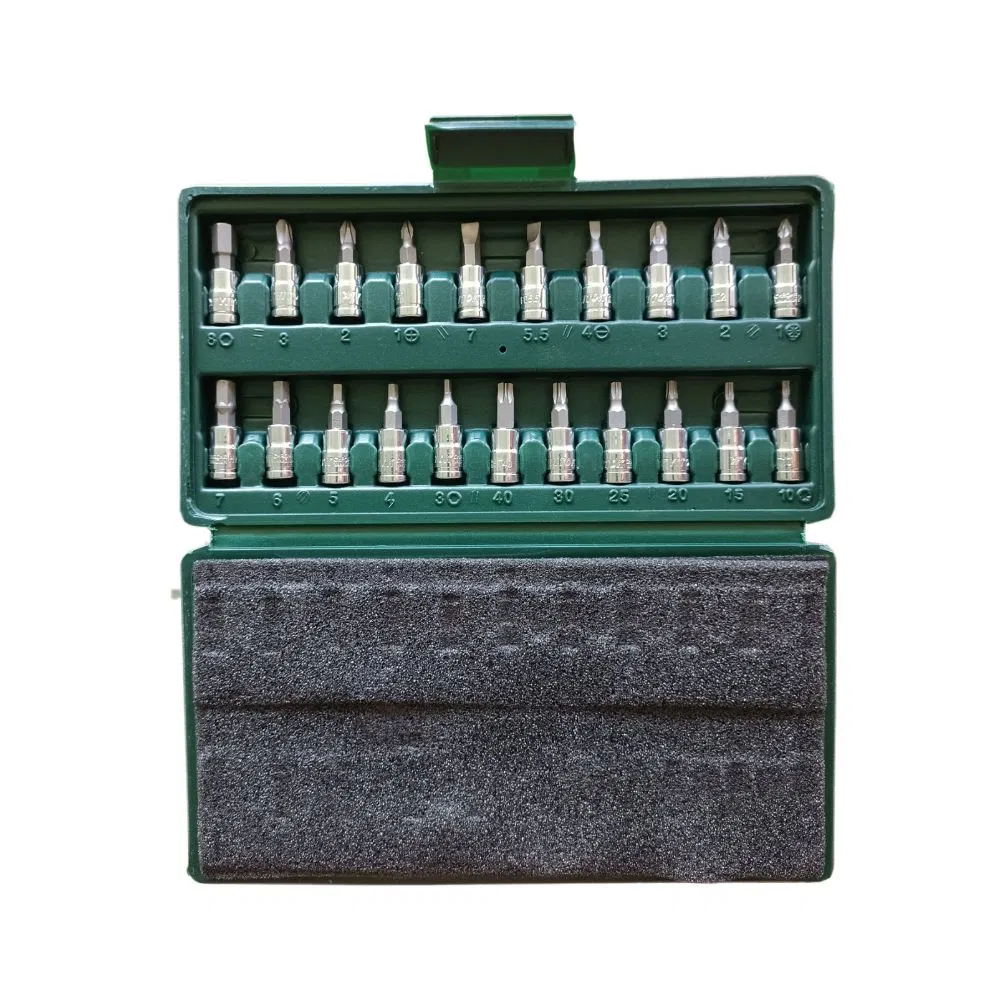 46PCS 1/4"&1/2" Multifunction Socket Wrench Combination Repair Tools Set